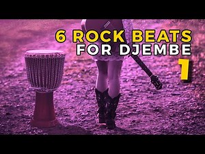 6 Rock Rhythms for Djembe Vol.1 - Quick Reference (Rock 1 to 6)