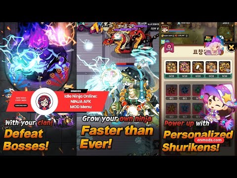✅Idle Ninja Online: NINJA AFK MOD Menu APK | Hit Count Multiplier, Move Speed Multiplier & More