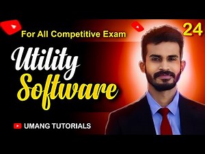 Utility software | Explain in Hindi | यूटिलिटी सॉफ्टवेयर | Umang tutorials | Imp For JE & Patwari