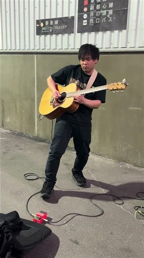 路上ライブで即興演奏 #guitar #ギター #路上ライブ #アコギ