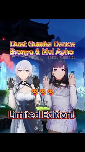 Bronya y Mei: Baile Gumba Gumba en Honkai Impact