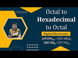 Octal to hexadecimal conversion | Hexadecimal to octal conversion | Digital Electronics | Mruduraj