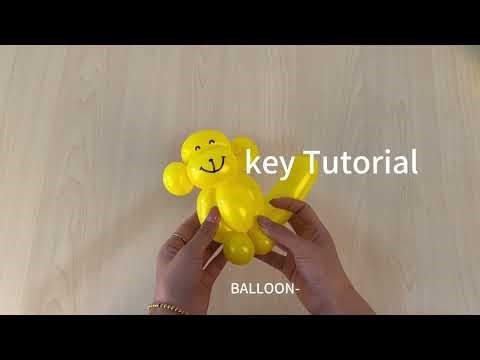 Easy to Learn! Twist a Cute Monkey with Balloons (Beginner-Friendly Tutorial)#balloontutorial