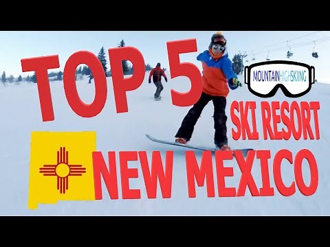 Top 5 Ski Resorts in New Mexico with Lift and Run Counts | Mountain High Skiing Official Channel