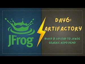 DevOps Day6: Upload Artifacts to JFrog Generic Repo | Build Automation for Java & React Apps|2025-26