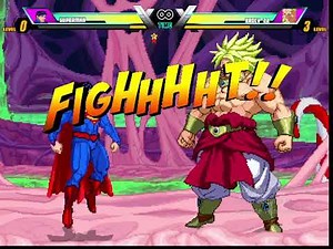Broly vs Superman | Jump Force Mugen V6 | Ultimate Anime vs DC Battle