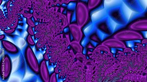 Fractals loops are infinitely complex patterns that are self-similar across different scales. Video clip of the Mandelbrot set to exhibit an elaborate and infinitely complicated boundary Stock Video