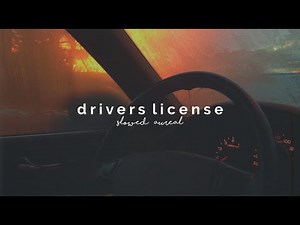 olivia rodrigo - drivers license (slowed + reverb)