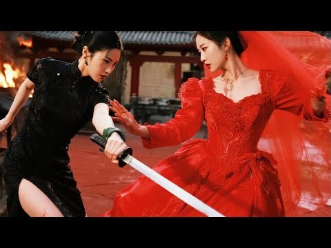 Japanese female killer strikes at wedding, but bride is also a master fighter!