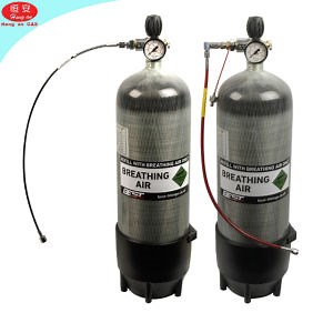 [Hot Item] Wholesale Pcp Air Tank Compressed Air Tank Fully Wrapped Carbon Fiber Gas Cylinder