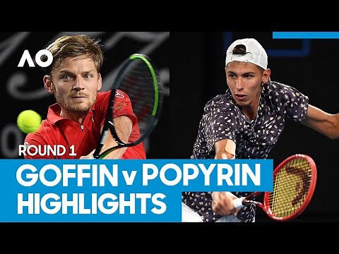 David Goffin vs Alexei Popyrin Match Highlights (1R) | Australian Open 2021