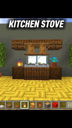 Minecraft KITCHEN STOVE #mhacommunity