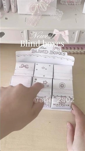 Tamagotchi blind box 💕 #blindbox #blindboxopening #papercraft #unboxing #squishy #asmr #paperdiy