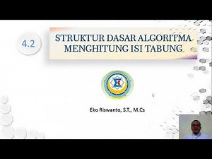 Flowchart menghitung isi tabung menggunakan flowgorithm