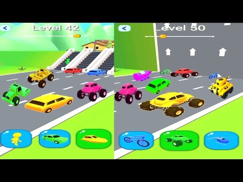🚨🚓How to Win Shape Shifting🚦 🚵🚗|| Shape Shifting Level 41-50 Gameplay Video | iOS Android || #41_50