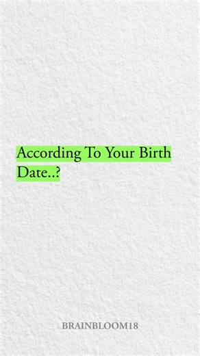 brainbloom on Instagram: "According to your birth date, your mind carries a different kind of power. Some are born with sharp intelligence, quick understanding, and natural problem-solving skills. Some are born as masterminds, thinkers who plan ahead, read between the lines, and see what others miss. And then there are those rare ones who carry both intelligence and mastermind energy — the ones who don’t just think, they change outcomes. Your birth date doesn’t limit you, it reveals the potentia