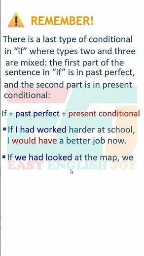 Mixed Conditionals: Type 2 & Type 3