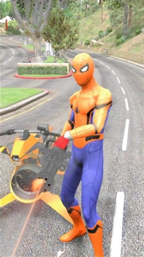 Spider-Man and Hulk fight Venom to save Iron Man. #shorts #gta5 #spiderman #hulk #mvcgaming