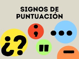 signos de puntuación ...;