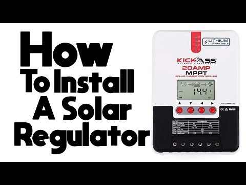 SOLAR REGULATOR INSTALL - How to install a solar controller