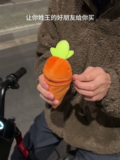 Based on our relationship, it's not excessive to ask for this little carrot rabbit.