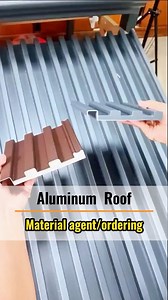 New roofing materials can save you half of the renovation costs and provide better quality #aluminum #aluminumroof #metalroof #roof | Aluminum Alloy Roof