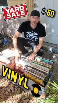 200 Records for $50 at a Yard Sale!