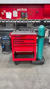 We now have a welding table top as an accessory for your 5 drawer mechanics cart. Check out Tratfab.com or Click on the link in our profile. #weldingtable #weldingcart #welding #fabrication #lasercutting | TRAT FAB