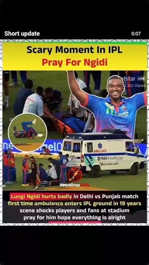 scary moment in ipl 🥺💔 #dcvspbks #ipl2026 #iplhighlights #ipl #scary #scarystories #scarymoments
