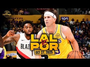 Los Angeles Lakers vs Portland Trail Blazers Full Game Highlights | Oct 27, 2025 | FreeDawkins