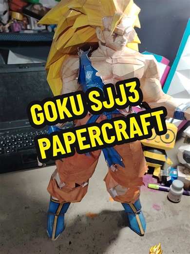 Goku SJJ3 Papercraft: Create Your Own Dragon Ball Model