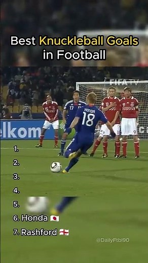 Best knuckleball Goals in Football