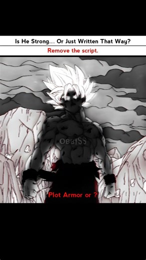 Remove the Script… Is He STILL Strong? 🤯🔥 #anime #Plot