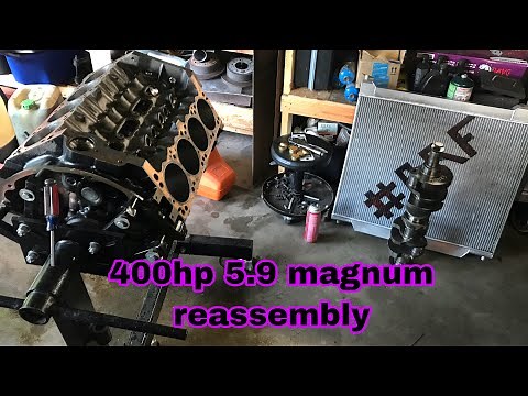How to rebuild a V8 5.9L 360ci magnum engine pt1