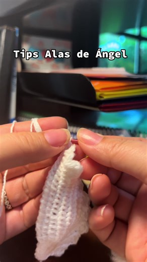 Mini tutorial Alas de Angel #amigurumi #crochet #honduras #hechoamano