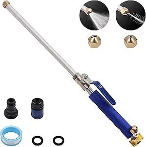 Jetsono.com Pressure Washer, Pressure Washer Wand, Pressure Washer Hose with 2 Jet Different Nozzle and Hose Quick Connectors for Car Floor Wall Fence Cleaning Garden Watering