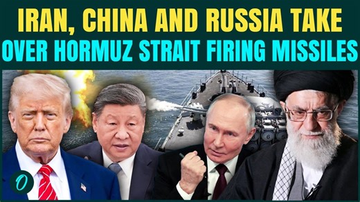 US vs Iran breaking: Iran, China & Russia take over Strait of Hormuz, flex naval power | Trump fumes