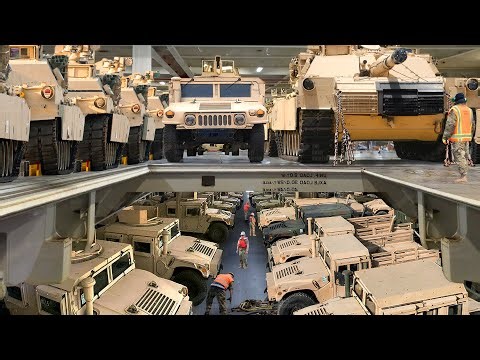 How the US Moves Billions $ Worth of Military Hardware Across Continents