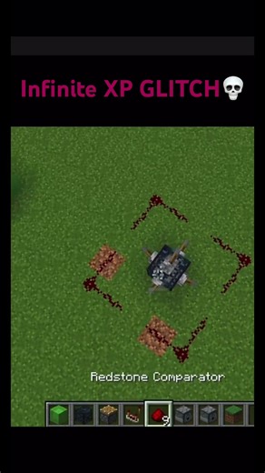 Infinite XP GLITCH💀💀💀 #minecraft