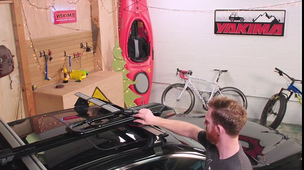 Yakima Upright Bike Rack Mount, Car and SUV Roof Bicycle Carrier with Low Profile Tray and Universal Mounting Hardware, HighRoad