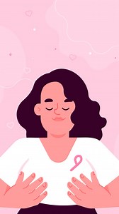 An animation of Breast cancer awareness concept | Free Stock Video Footage