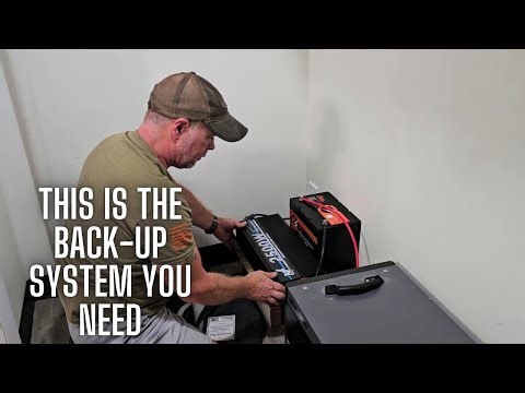 VIOPUMPO 2500 Watt Sump Pump Backup Battery System