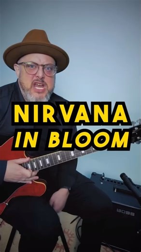 440 reactions · 37 shares | You’re just 3 minutes away from playing Nirvana’s In Bloom on guitar. This quick & dirty breakdown shows you how to get that signature grunge tone and feel without overthinking it. Perfect for beginners or anyone wanting to relive the ‘90s. #nirvana #guitar #tutorial | Marty Schwartz | Facebook