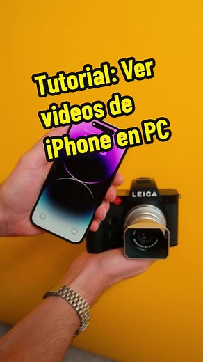 Cómo ver videos grabados con iPhone en Windows
