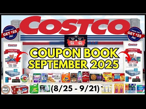 🚨 SEPTEMBER 2025 Costco Coupon Book Preview (8/25-9/21)🔥P&G Deals, Kodiak, Jimmy Dean, Red's!!