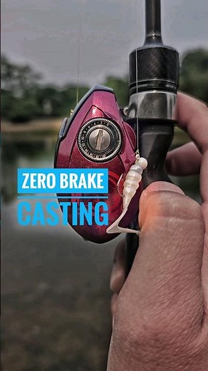 Casting UL lure with zero brakes on a BFS Baitcasting Reel! Daiwa Salamandura Air TW