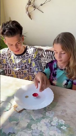 Is this Magic or a Water Trick ?! Mika Sofi viral challenge 2021 #shorts