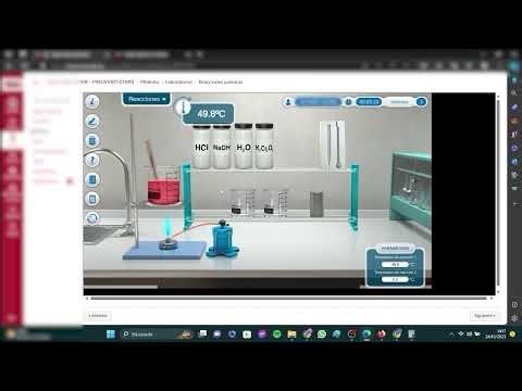 Laboratorio Calificado de Reacciones Químicas en CLOUDLABS