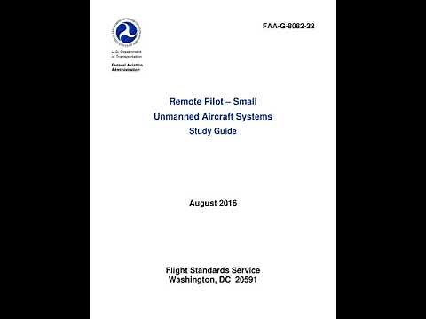 Remote Pilot – Small Unmanned AircraftSystems (sUAS) Study Guide
