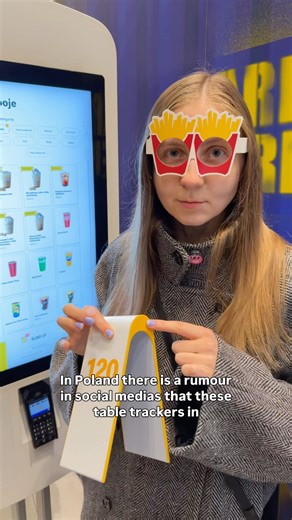 Does McDonald’s table tracker actually have any electronics inside? 👀#mcdonalds #tracking